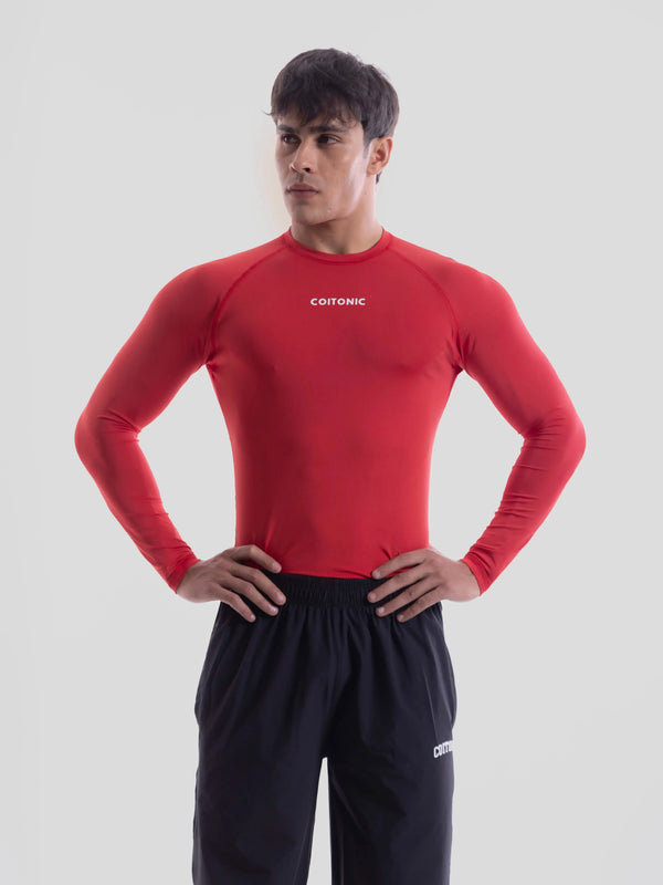 Compression Fit High-Stretch T-Shirts for Men’s Gym & Sports Wear ...