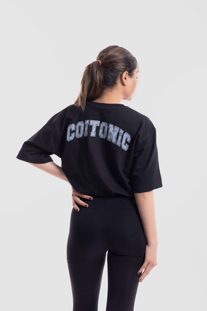 Bold Arc Oversize T-shirt [ Women's ]