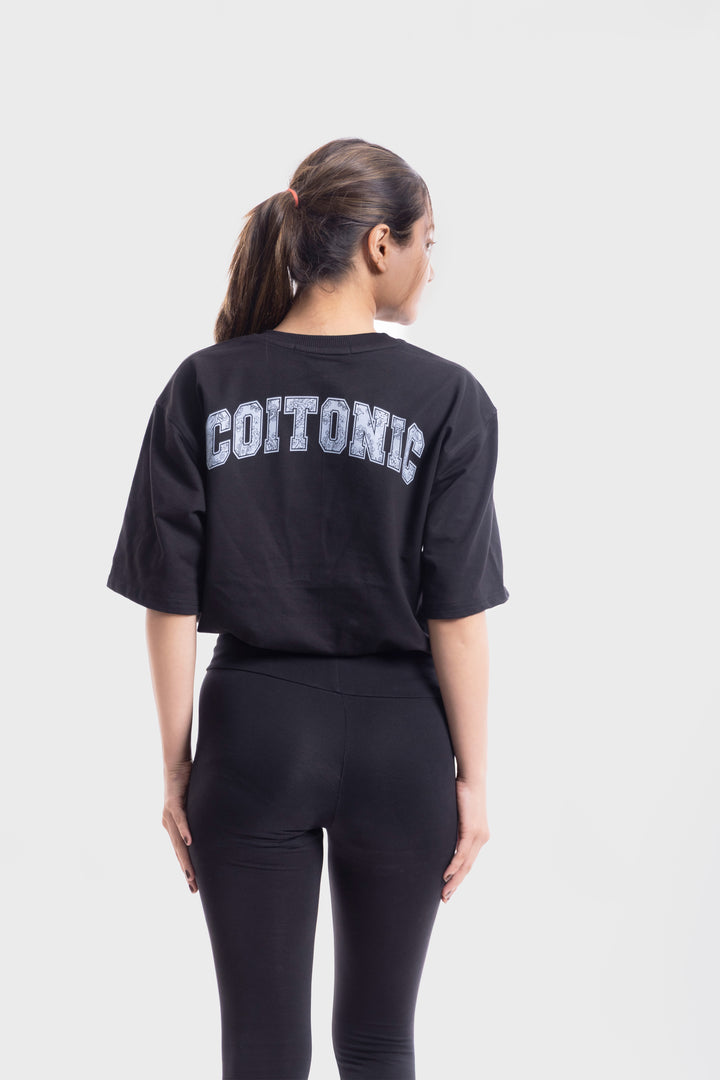 Bold Arc Oversize T-shirt [ Women's ]