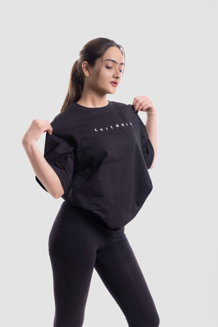 Bold Arc Oversize T-shirt [ Women's ]