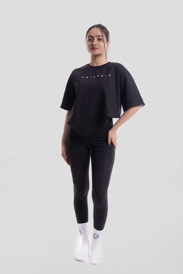 Bold Arc Oversize T-shirt [ Women's ]