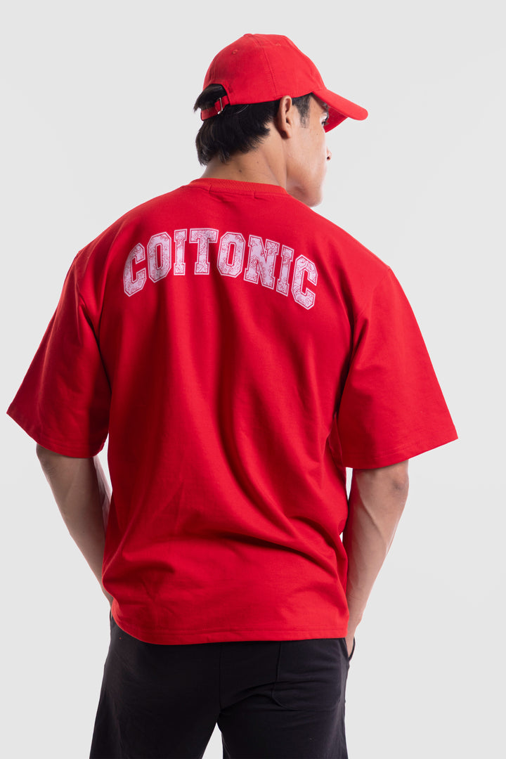 Bold Arc Oversize T-shirt