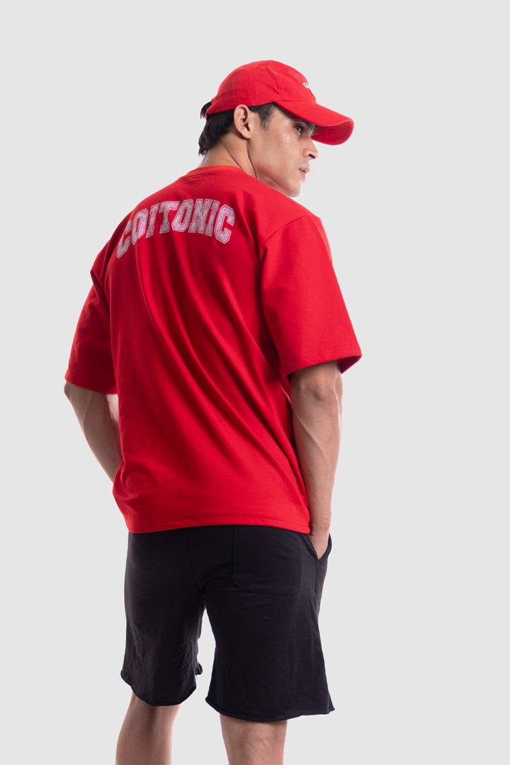 Bold Arc Oversize T-shirt