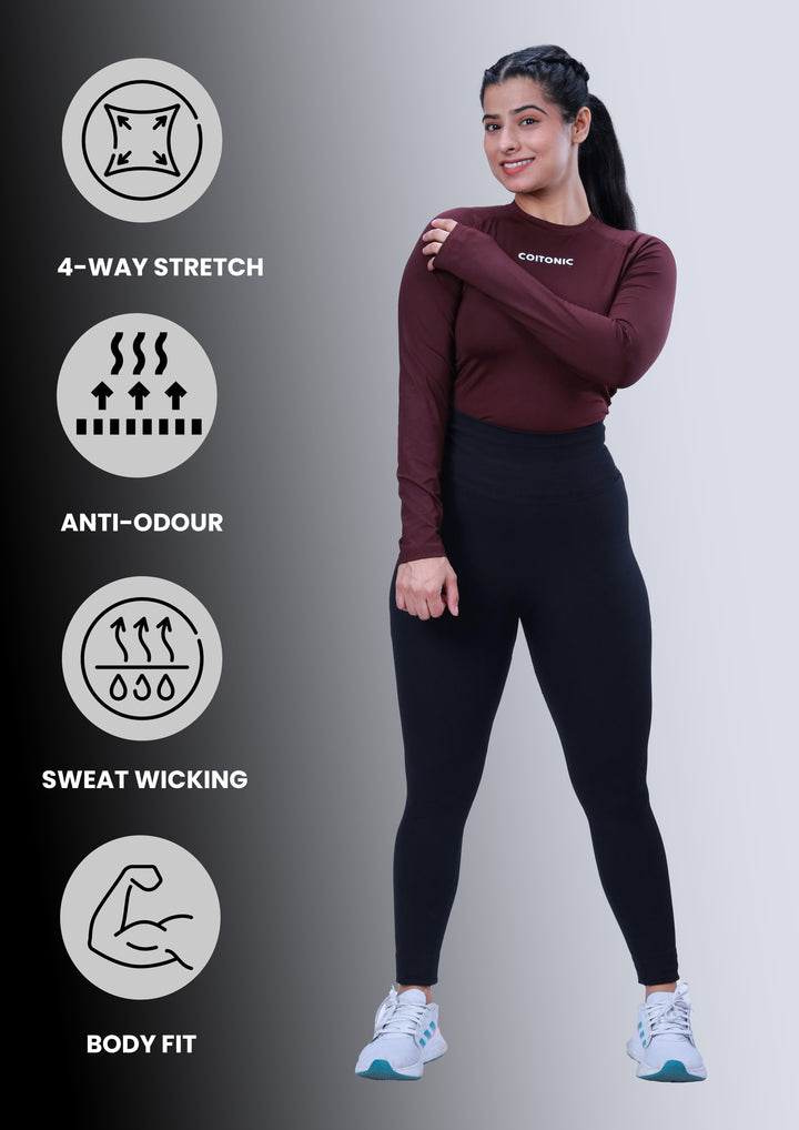 Compression Full Sleeves T-shirt (Women’s)