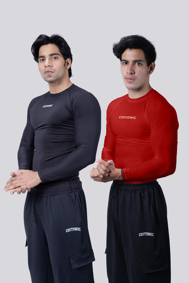 Compression Full Sleeves T-shirt Combo