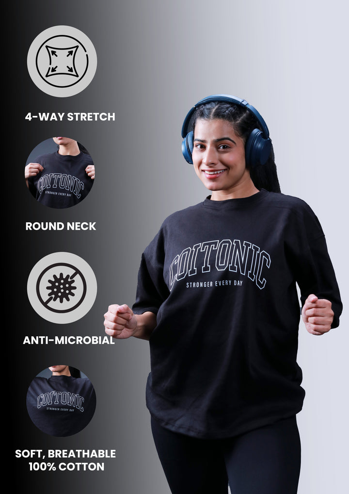 Stronger Every Day Oversized T-shirts (Women's)
