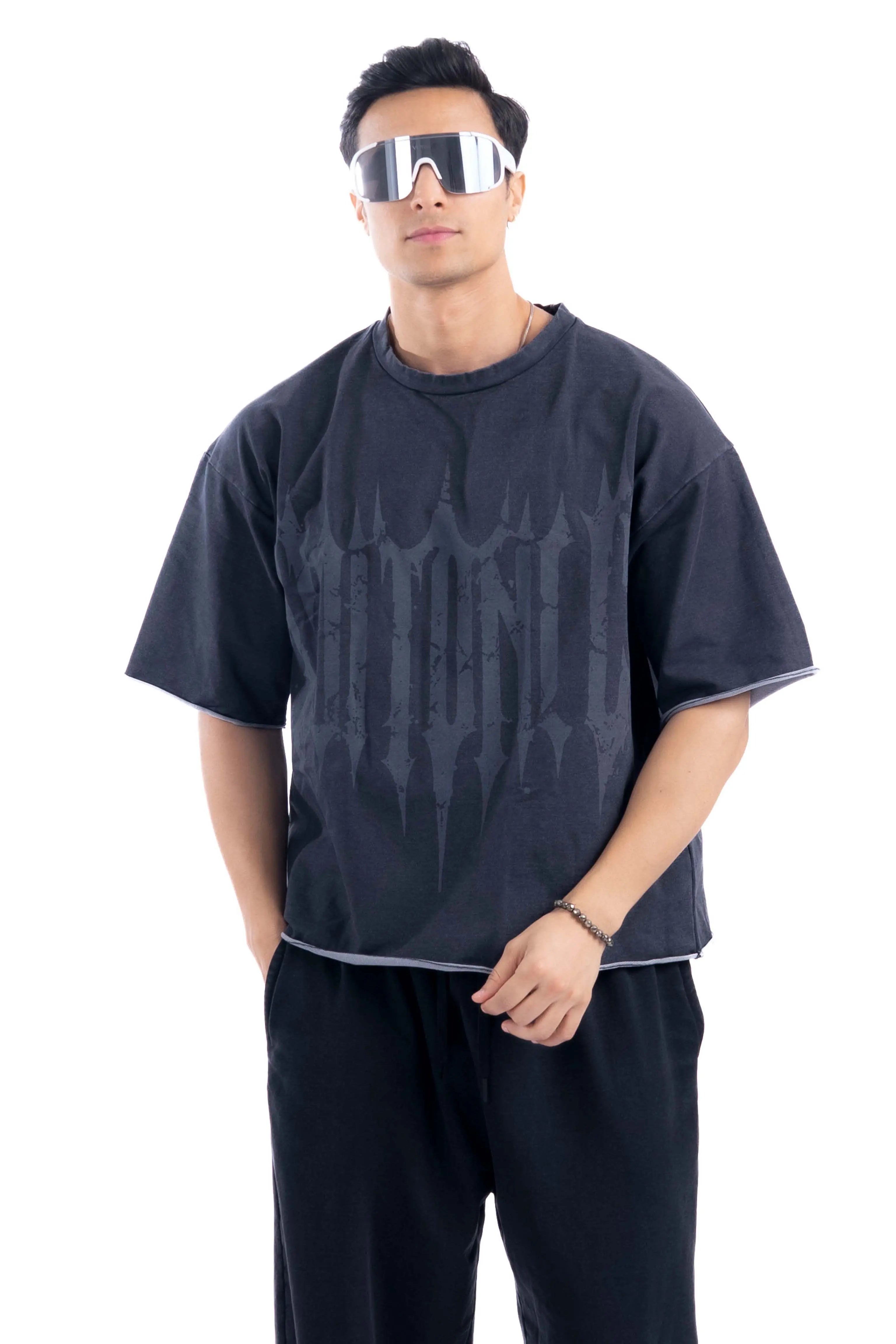 Boxy Fit T-Shirt with Washed Finish & Soft Comfort – Coitonic