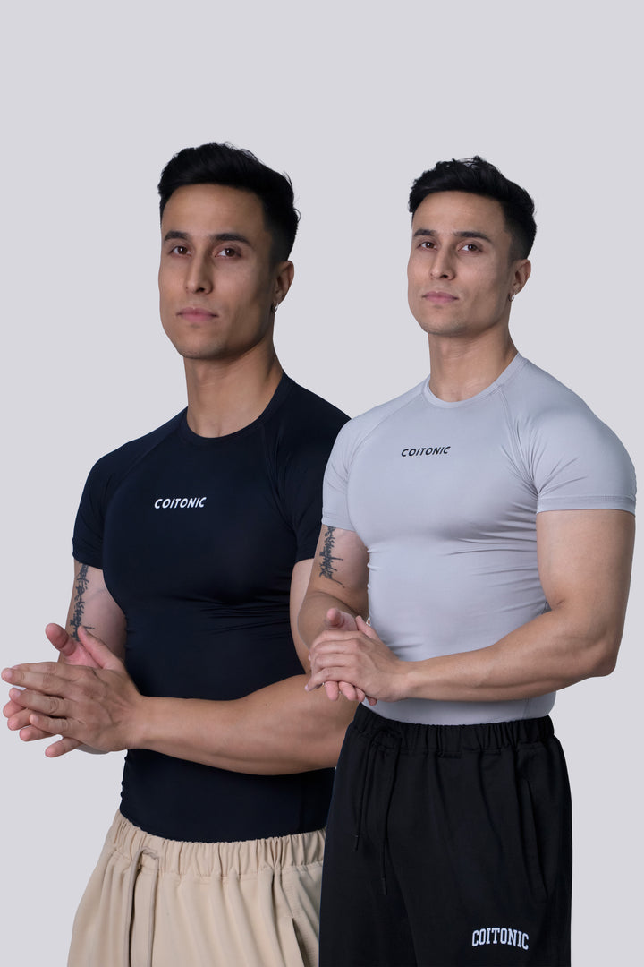 Compression Half Sleeves T-shirt Combo