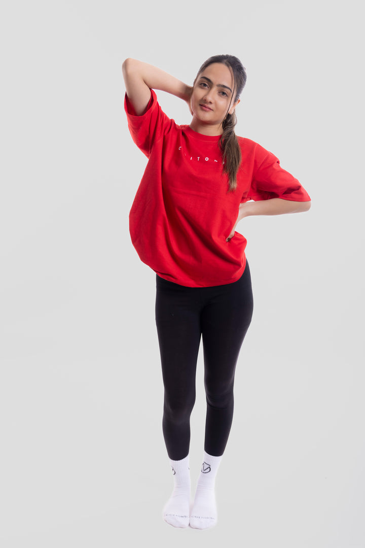 Bold Arc Oversize T-shirt [ Women's ]
