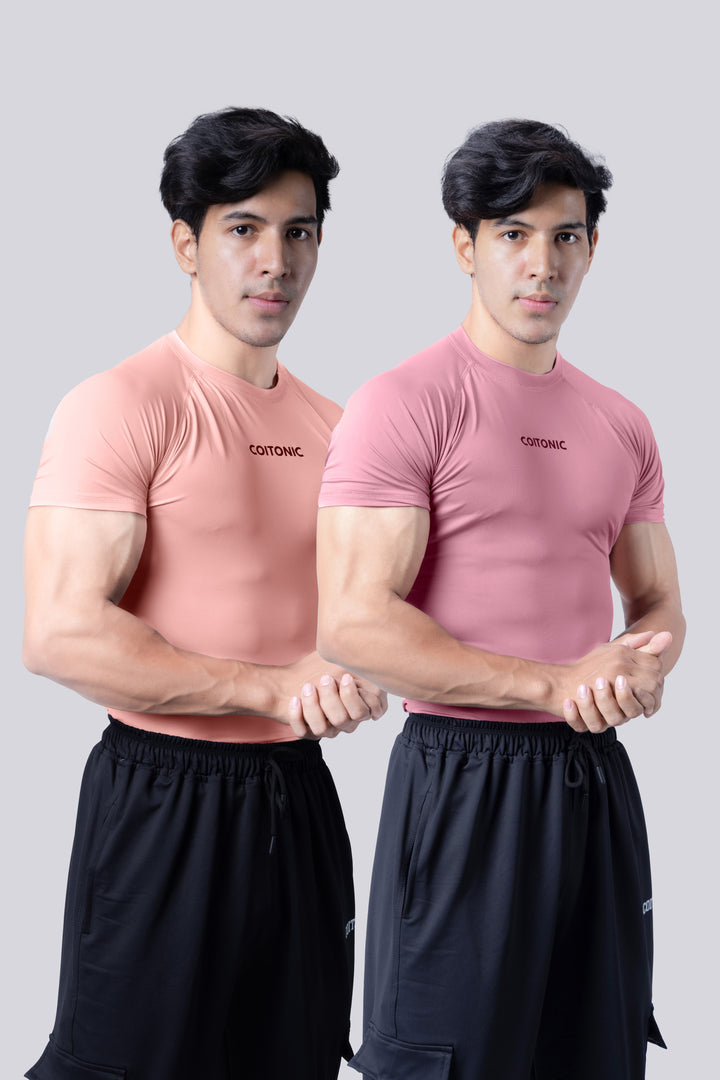 Compression Half Sleeves T-shirt Combo