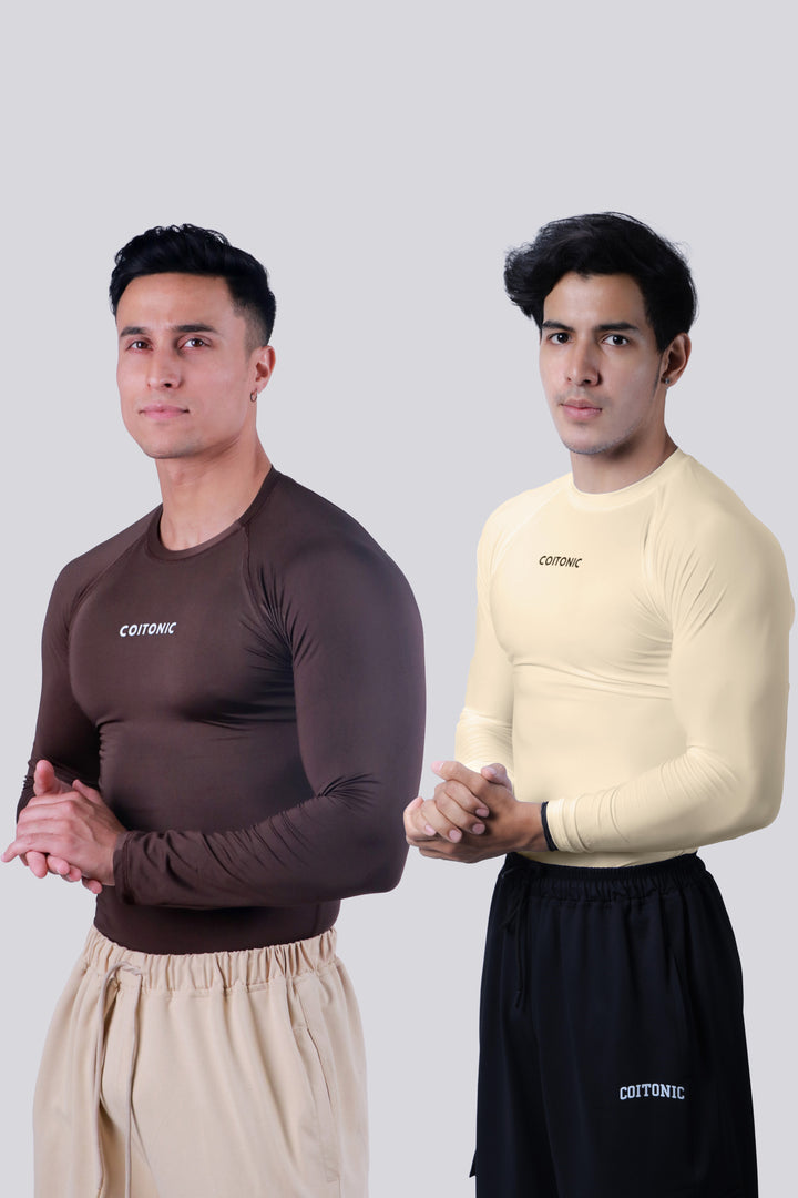 Compression Full Sleeves T-shirt Combo