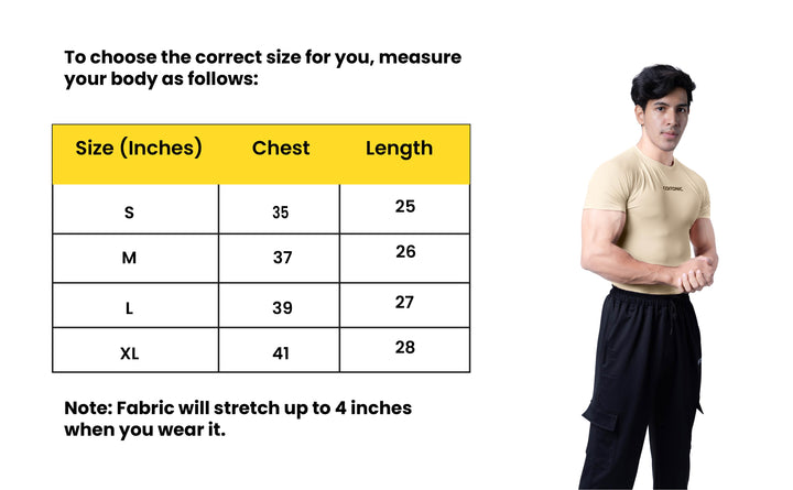 Compression Half Sleeves T-shirt