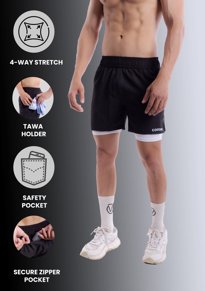 2 in 1 Sprint Core Shorts