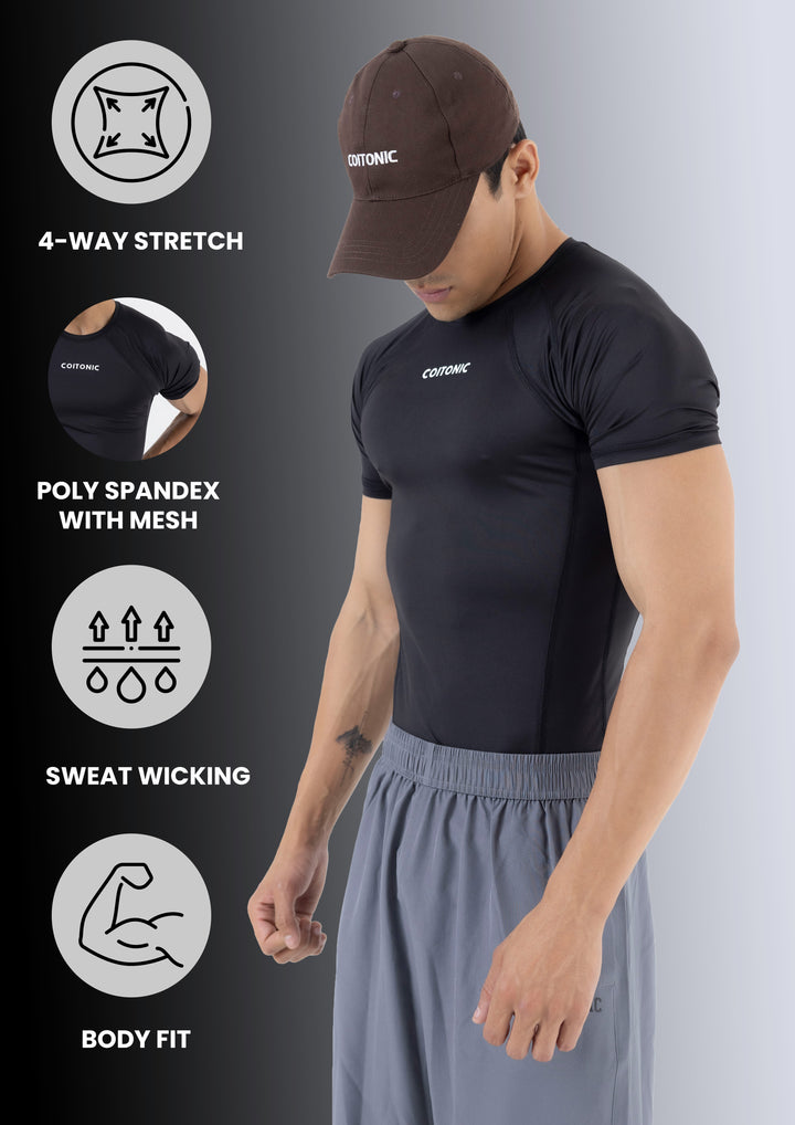Air Tech Compression Half Sleeves T-shirt