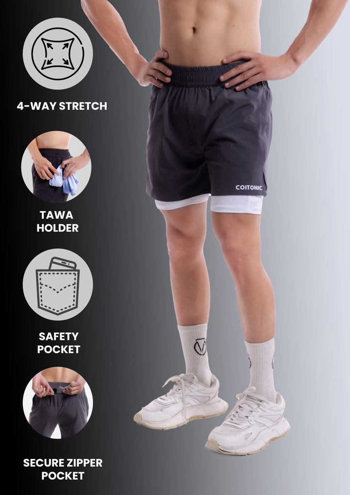2 in 1 Sprint Core Shorts