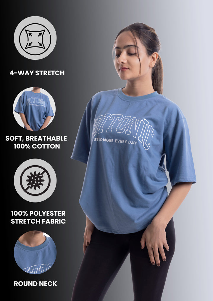 Stronger Every Day Oversized T-shirts (Women's)