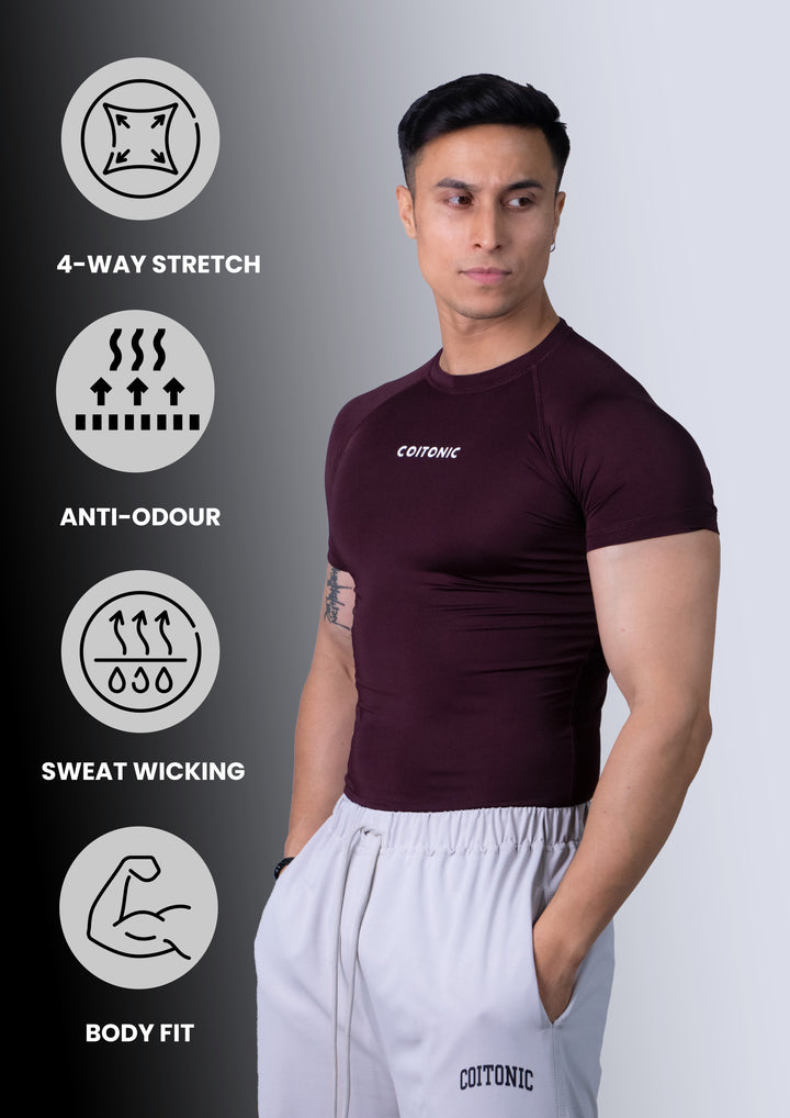 Compression Half Sleeves T-shirt