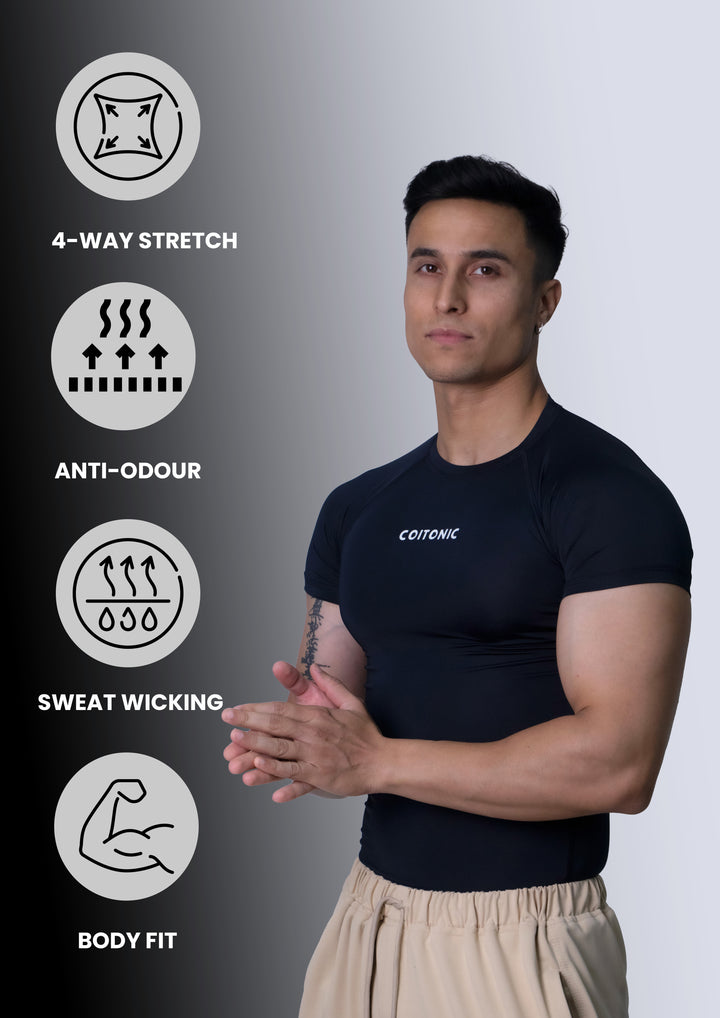 Compression Half Sleeves T-shirt