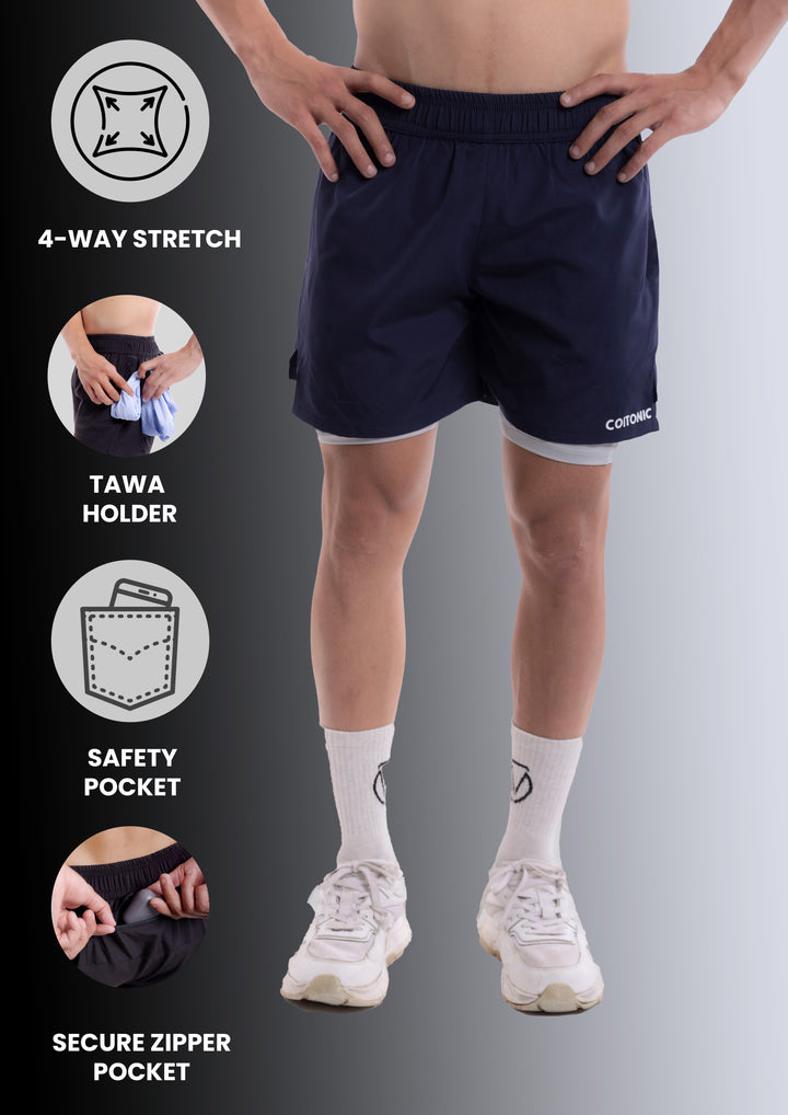 2 in 1 Sprint Core Shorts