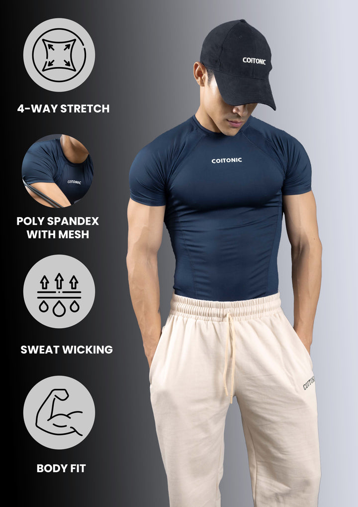 Air Tech Compression Half Sleeves T-shirt
