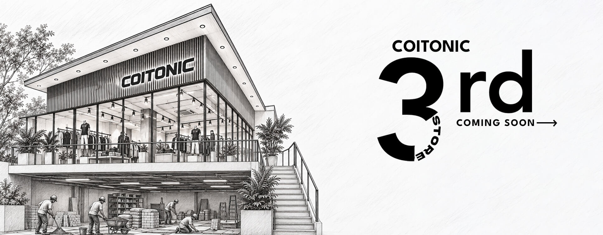 Coitonic New Store Opening Banner