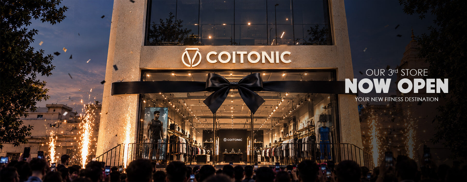 Coitonic New Store Opening Banner