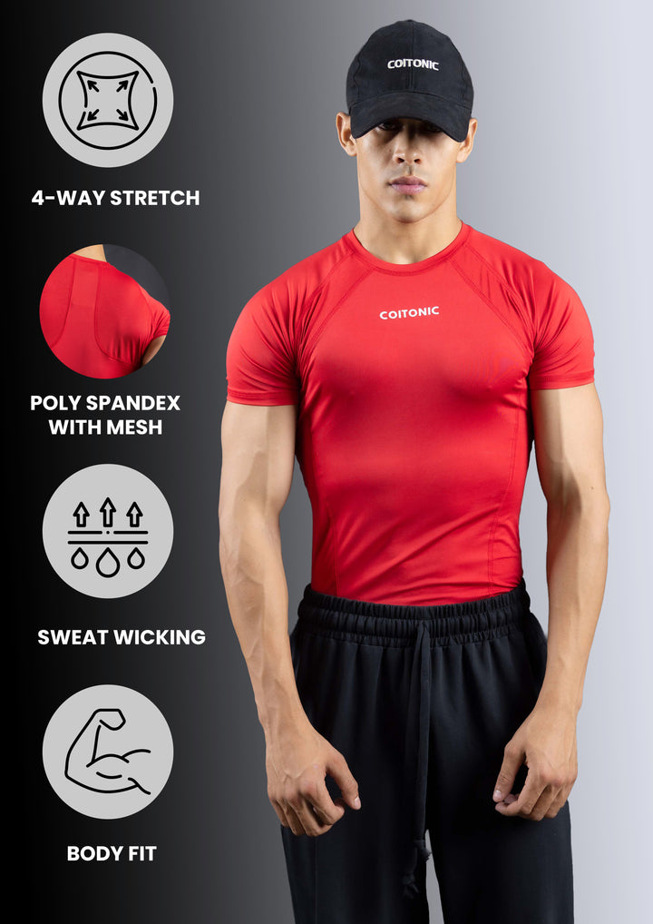 Air Tech Compression Half Sleeves T-shirt
