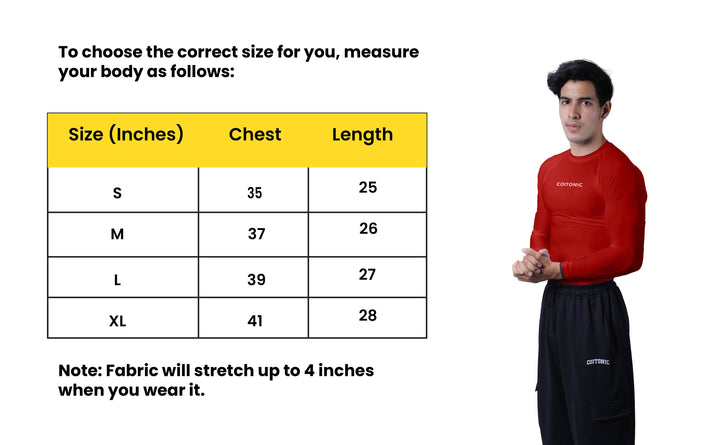 Compression Full Sleeves T-shirt Combo