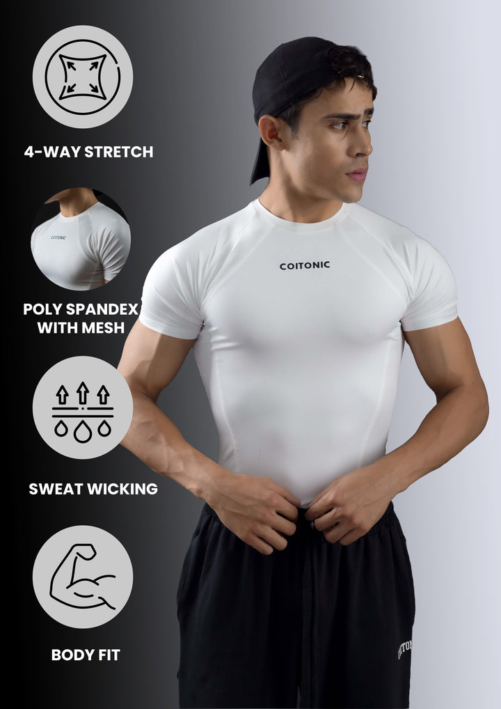 Air Tech Compression Half Sleeves T-shirt