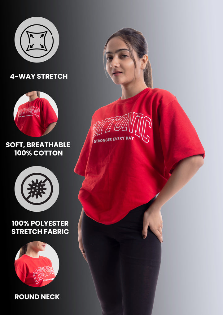 Stronger Every Day Oversized T-shirts (Women's)