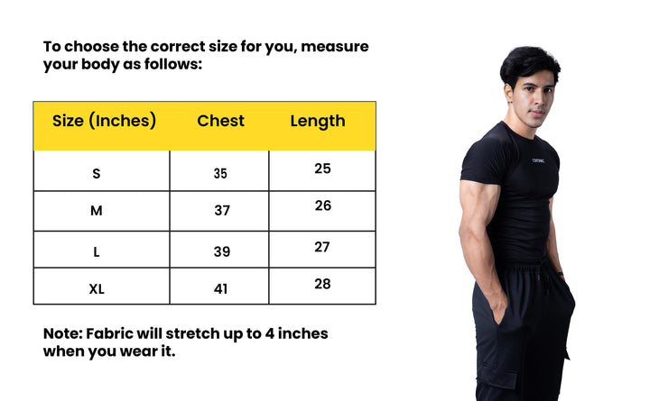 Compression Half Sleeves T-shirt