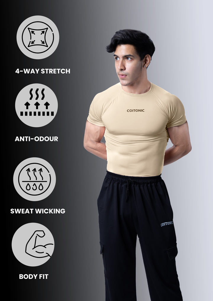 Compression Half Sleeves T-shirt Combo