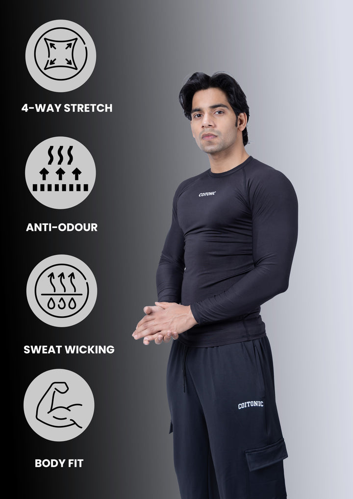 Compression Full Sleeves T-shirt Combo