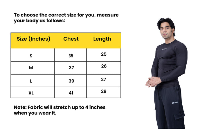 Compression Full Sleeves T-shirt Combo