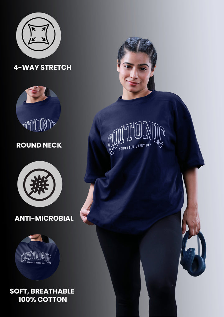 Stronger Every Day Oversized T-shirts (Women's)
