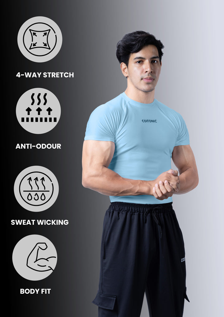 Compression Half Sleeves T-shirt