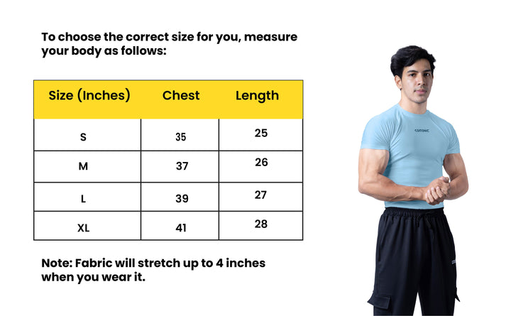 Compression Half Sleeves T-shirt