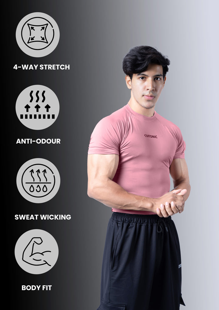 Compression Half Sleeves T-shirt