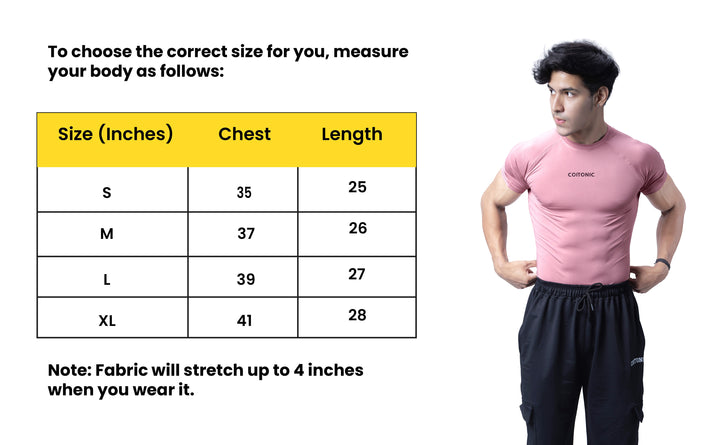 Compression Half Sleeves T-shirt