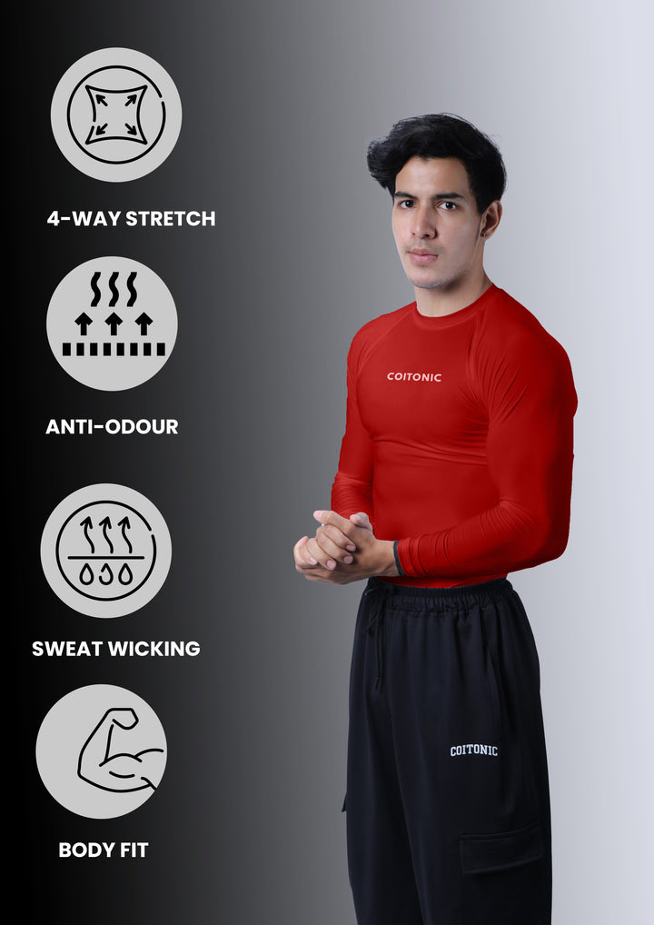Compression Full Sleeves T-shirt Combo
