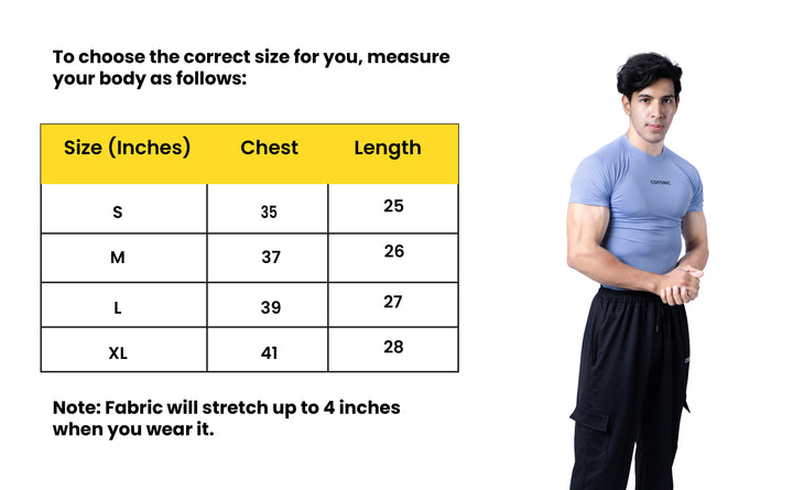 Compression Half Sleeves T-shirt