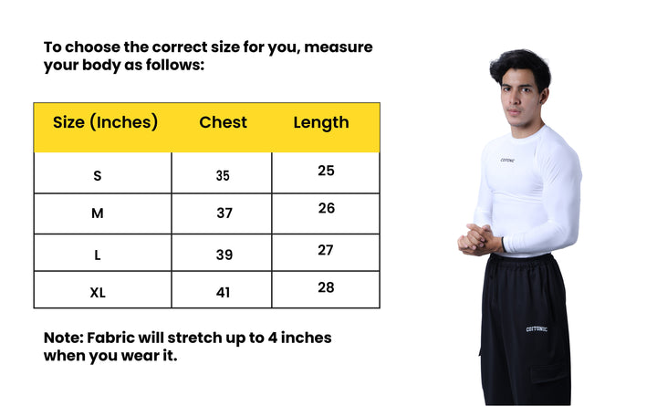 Compression Full Sleeves T-shirt Combo