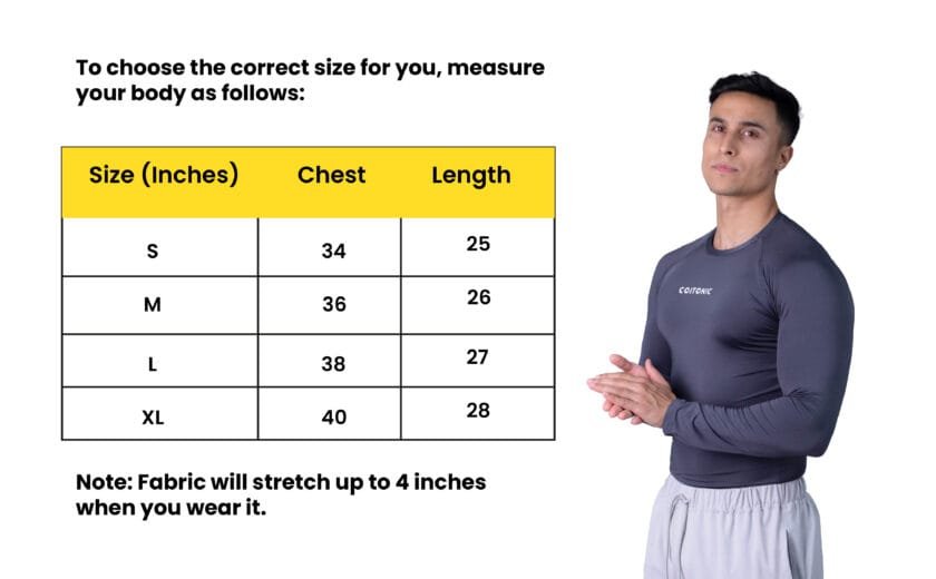 Compression Full Sleeves Dark Grey T-shirt - Image 6