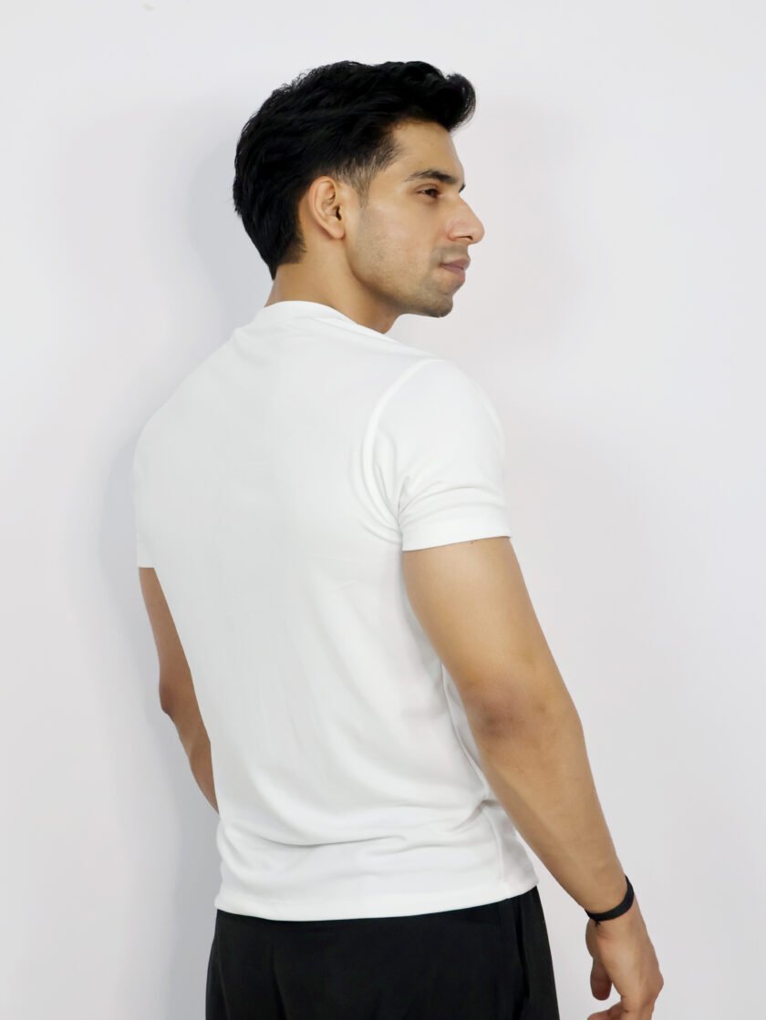 Coitonic Slim Fit T-Shirt - White - Image 3