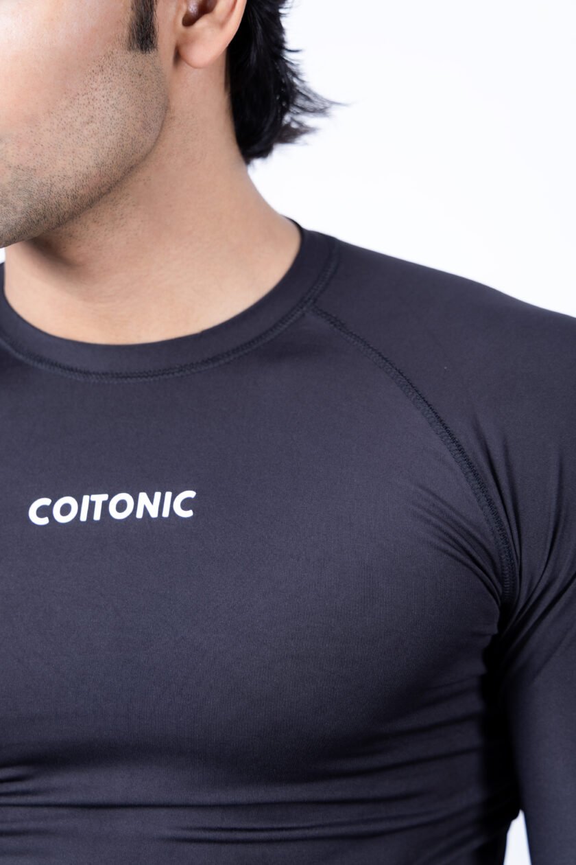 Compression Full Sleeves Black T-shirt - Image 4