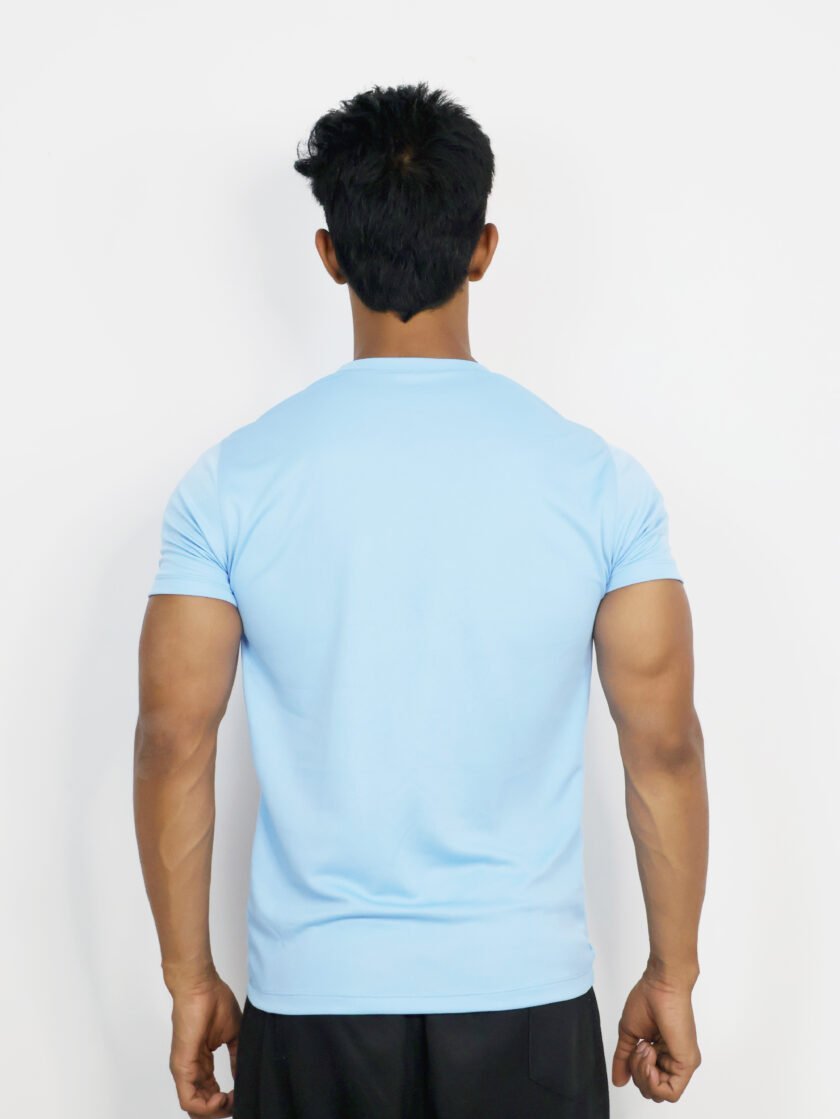 Coitonic Slim Fit T-Shirt - Sky Blue - Image 2