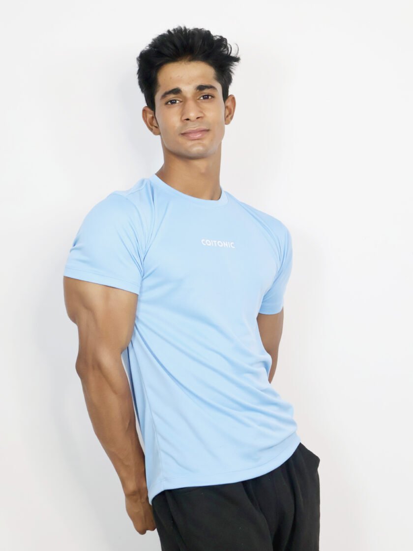 Coitonic Slim Fit T-Shirt - Sky Blue