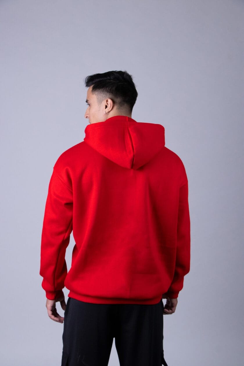 Coitonic Oversized Hoodie Red - Image 5