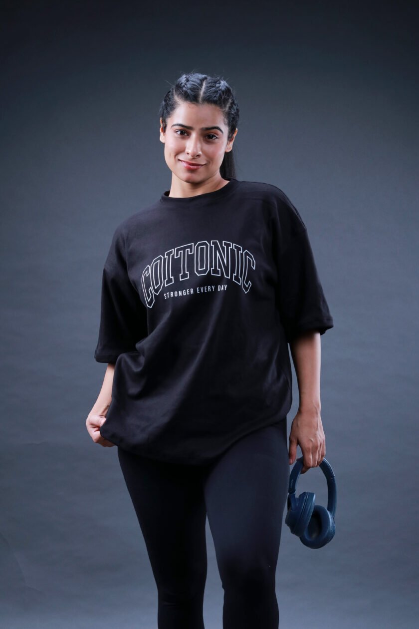 Coitonic Oversized T-shirts Black (Women’s)