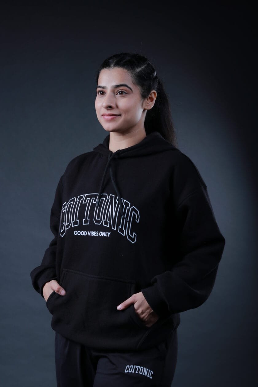 Coitonic Oversized Hoodie Black (Women’s)